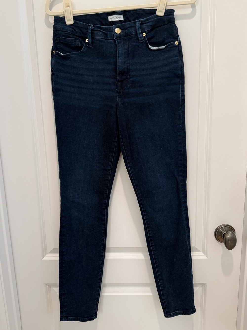 Good American Dark Indigo Skinny Jeans 6/28